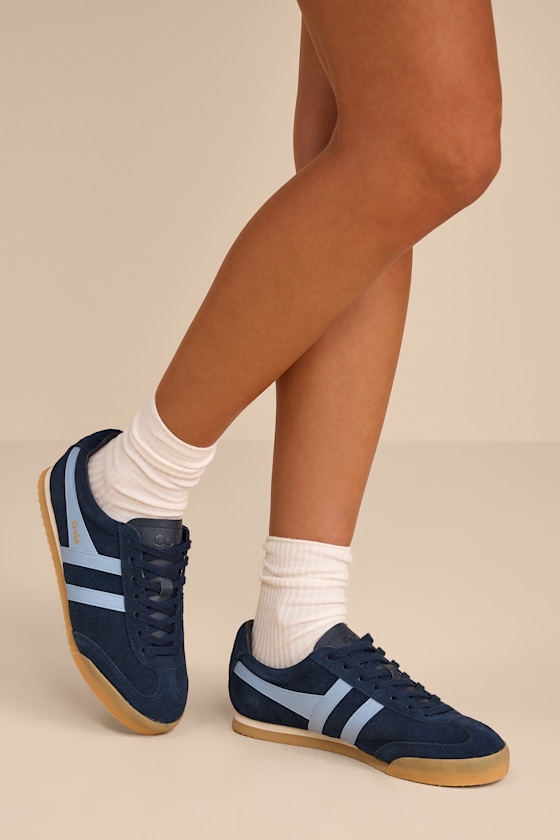 Gola Apollo Sneakers - Navy Gum Sole Sneakers - Lace-Up Sneakers - Image 2