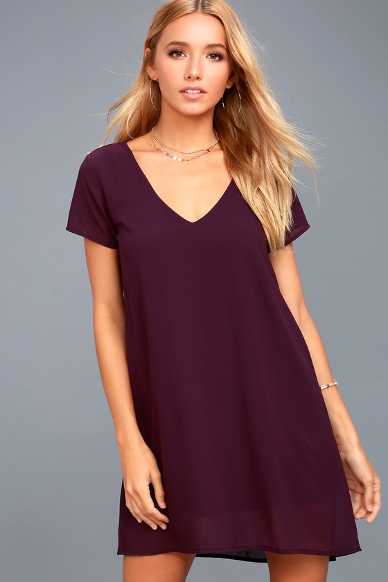Short V-Neck Dress