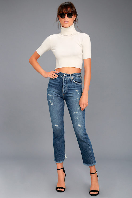 agolde straight leg jeans