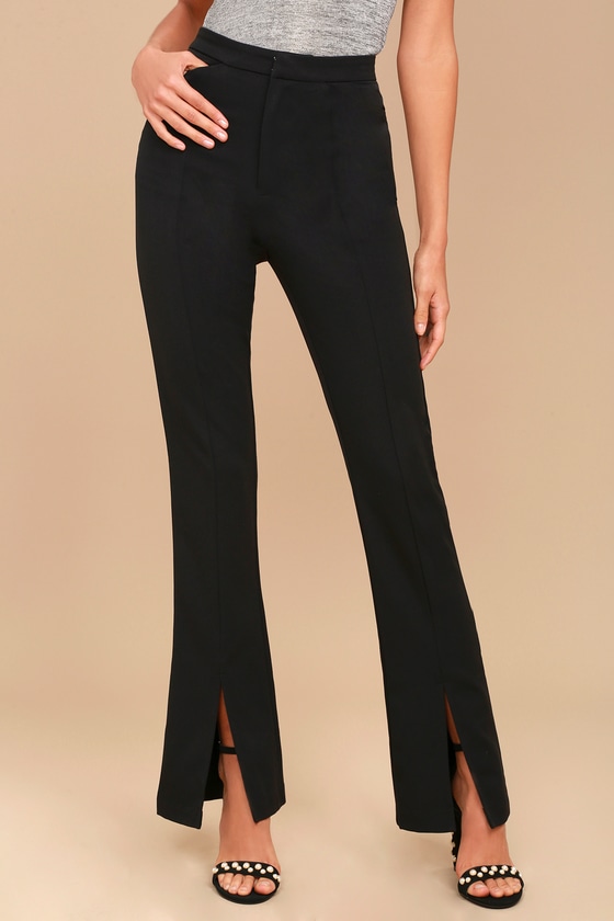 high waisted trouser pants