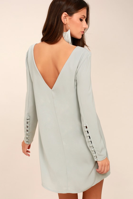 4510649 Red Volan Sleeve Shift Dress main image 1