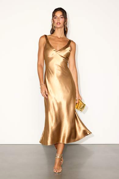 sachin and babi light blue dress Gold main image 0