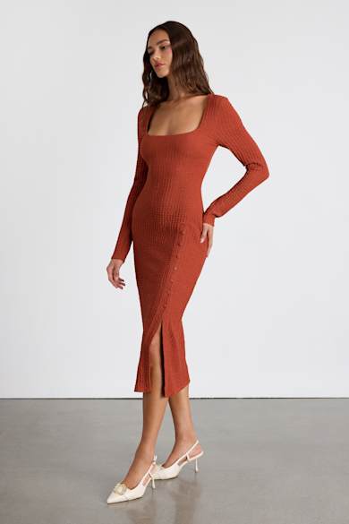 yellow dress fall outfits Yellow Knee-Length Dress | Tranquil Threads