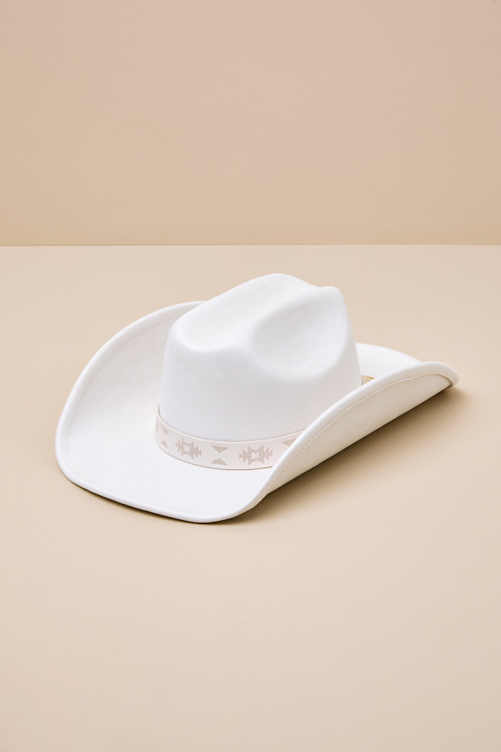 Wyatt White Western Hat 1