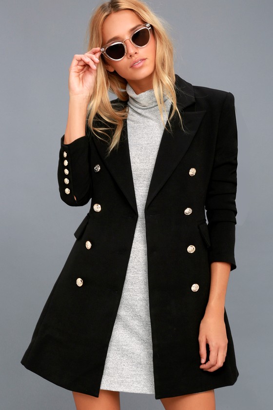 military black coat