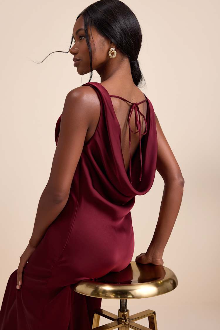 open lace back dress Lulus Size M Red Women Dress main image 0