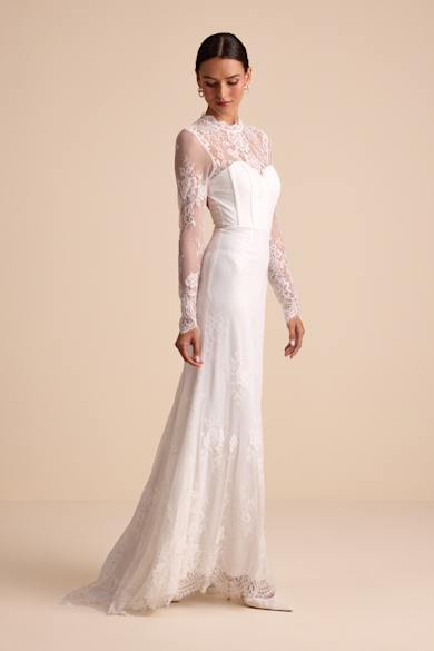 Long Sleeve Wedding Dresses - Wedding Gowns with Sleeves - Lulus