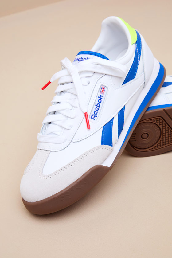 Reebok Campio XT - White & Blue Leather Sneakers - Sneakers - Image 5