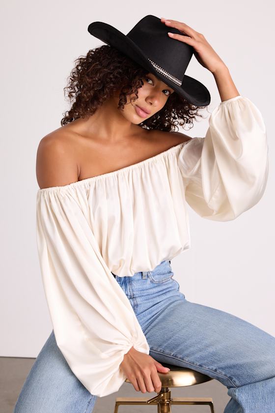 Deighton Black Rhinestone Western Hat 1