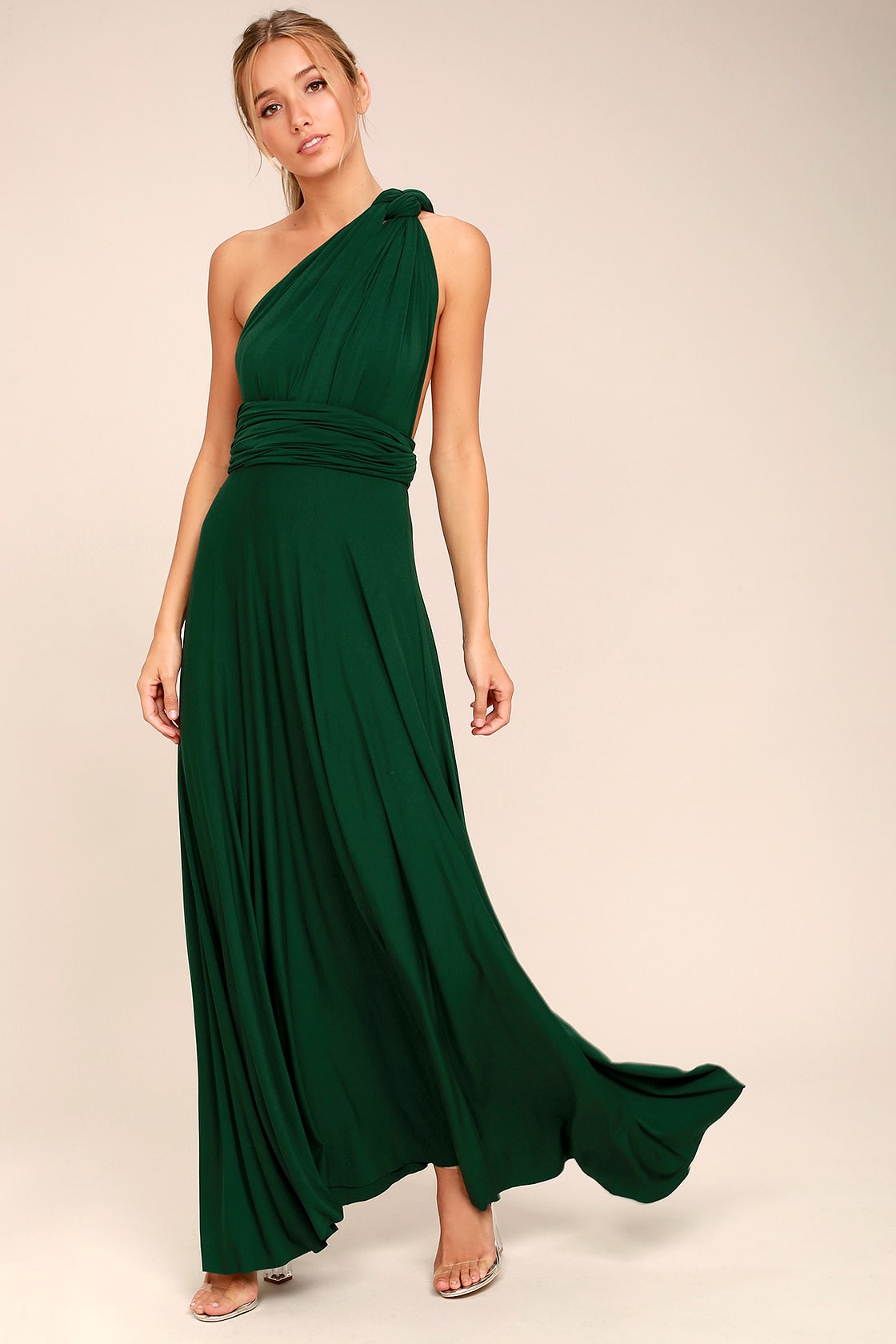 Tricks of the Trade Forest Green Maxi Dress