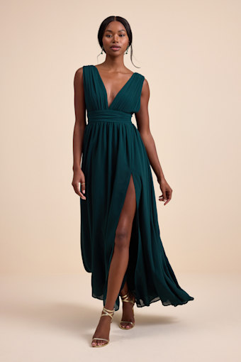 Heavenly Hues Emerald Green Maxi Dress 1