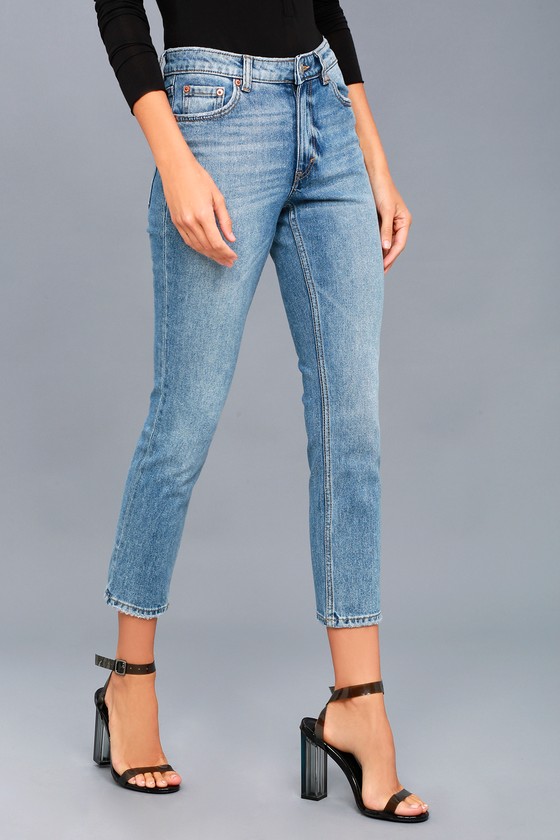 cheap monday cropped jeans