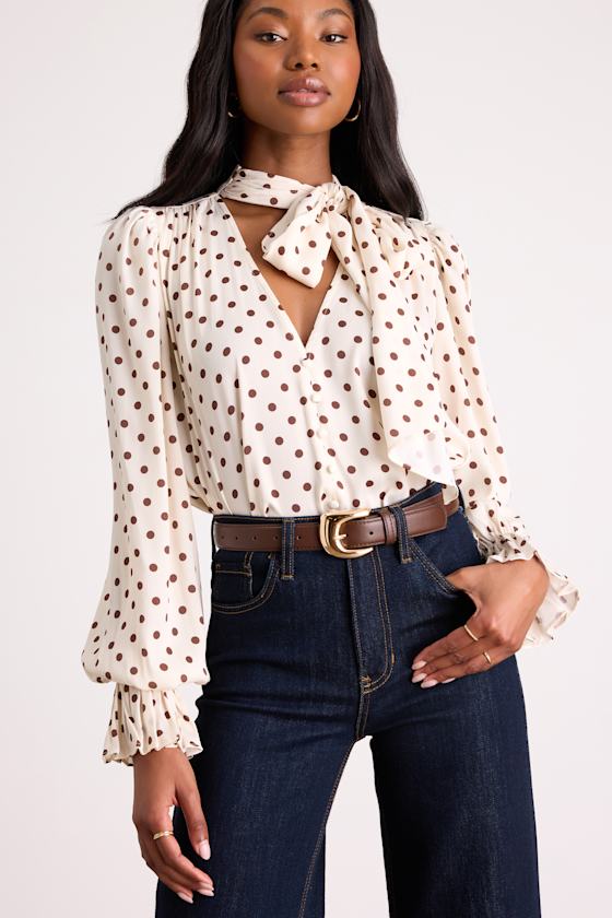 Wiley Brown and Ivory Two-Piece Belt Set - thumbnail 3