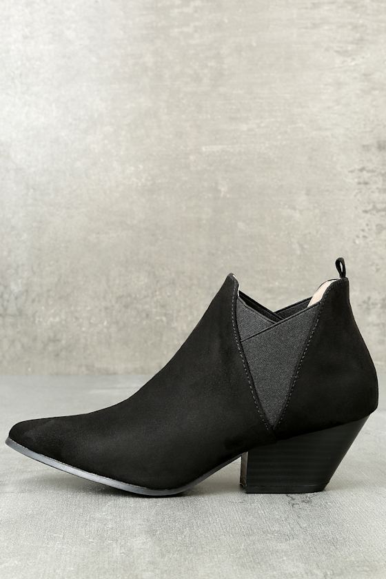 backless ankle booties