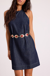 ICH84289AGO-BK: GOLD/RED 1