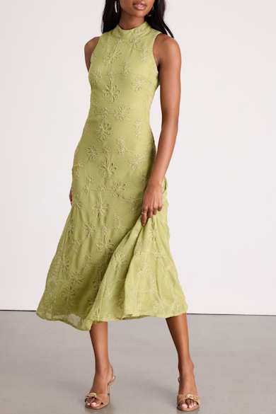 strapless open back dress Amalia Maxi Dress - Olive - Buy Women's Dresses main image 1