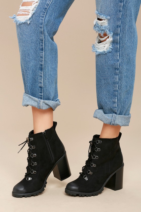 platform womens booties