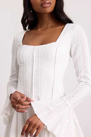 White Long Sleeve Dresses for Women - Lulus White Long Sleeve Dresses for Women - Lulus