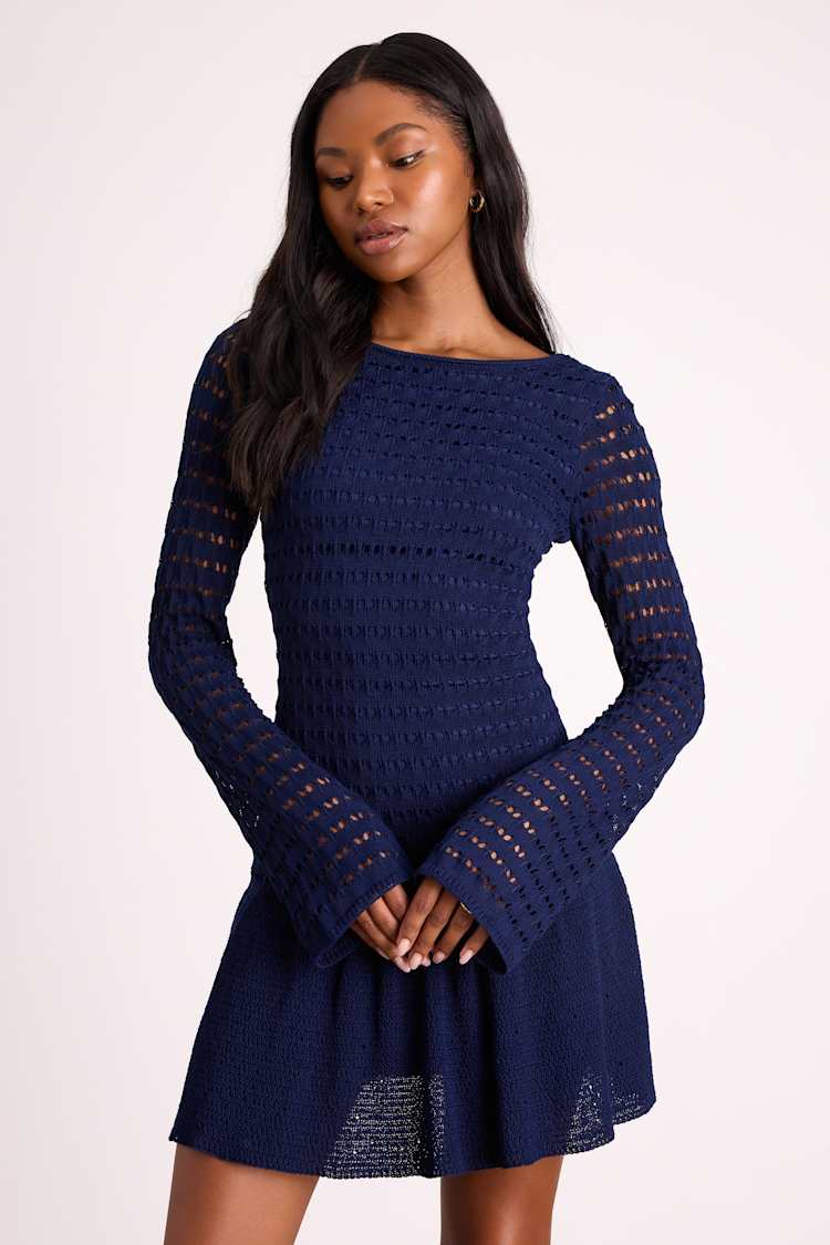 drop waist winter dress Hazel Drop Waist Dress L / Aubergine