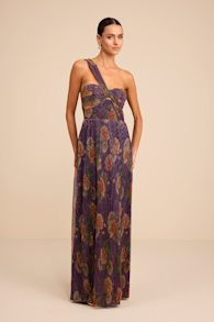FRD2251: DARK PURPLE FLORAL 1
