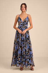 MYN927: BLUE FLORAL 1