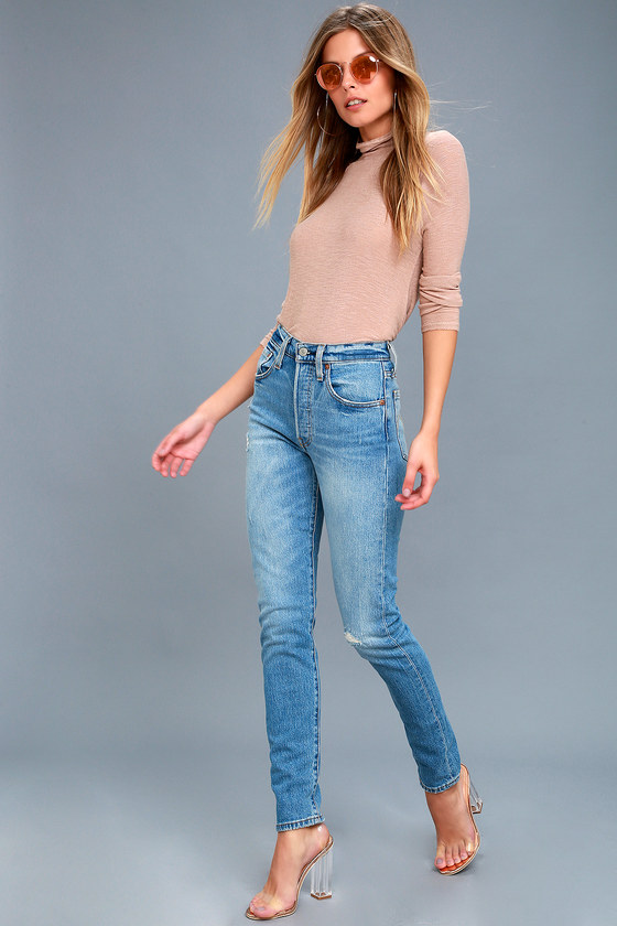 levi's 501 skinny distressed