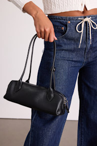 Sloane Black East-West Shoulder Bag 1