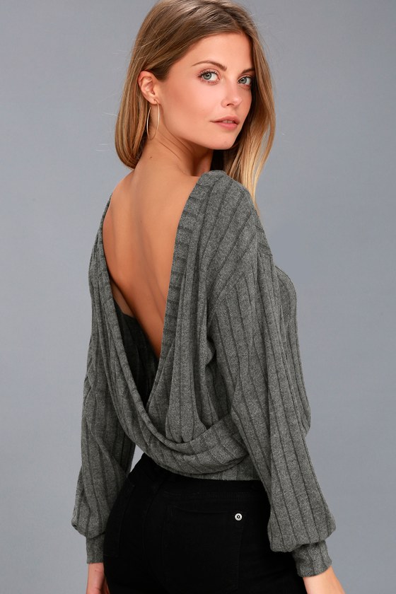 cute backless top