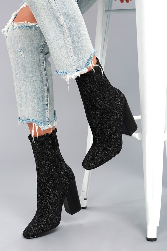 mid calf sock booties