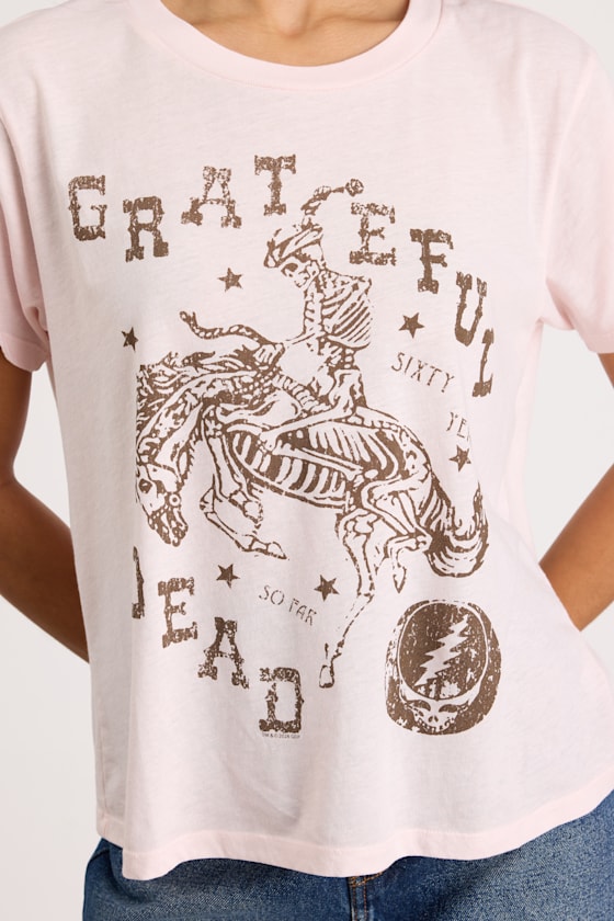 Grateful Dead Sixty Years So Far Blush Graphic Tee - thumbnail 2