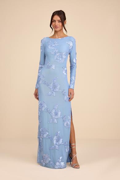 Blue Long Sleeve Dresses for Women - Lulus Blue Long Sleeve Dresses for Women - Lulus
