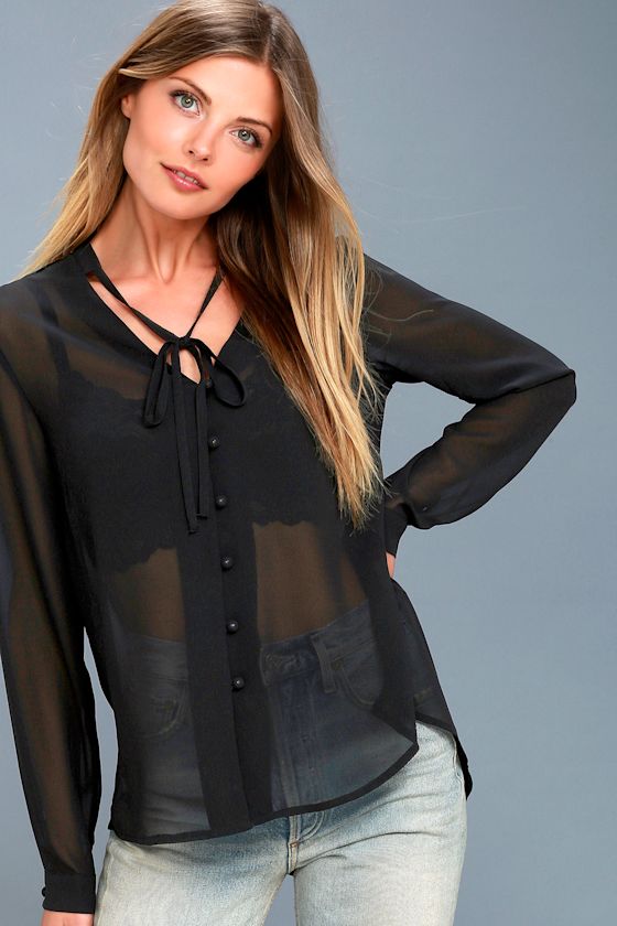 Style Education Black Blouse 1