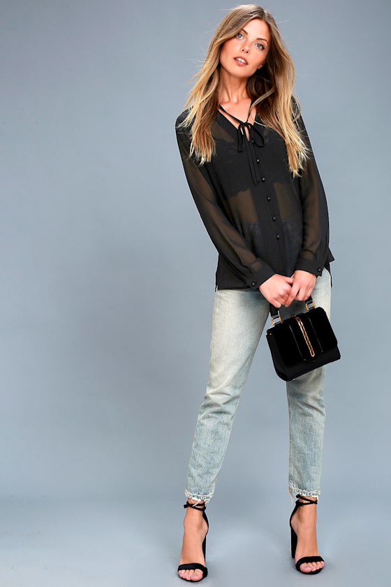 Style Education Black Blouse 4