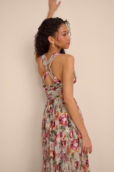 green emerald velvet dress Spaghetti Straps Sweetheart Neck Boho Lace A-Line Nude Wedding Dress, Nude Beige main image 0