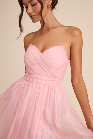 Shop Pink Slit Dresses for Women - Lulus