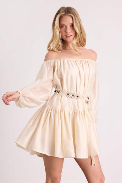 a line graduation dress Zapakasa Women White Chiffon High-Low Boho Graduation Dress Ruched V Neck A  Line Little White Dress