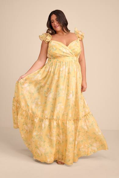 sachin and babi light blue dress Yellow Dresses | Mustard, Pastel & Pale Yellow main image 0
