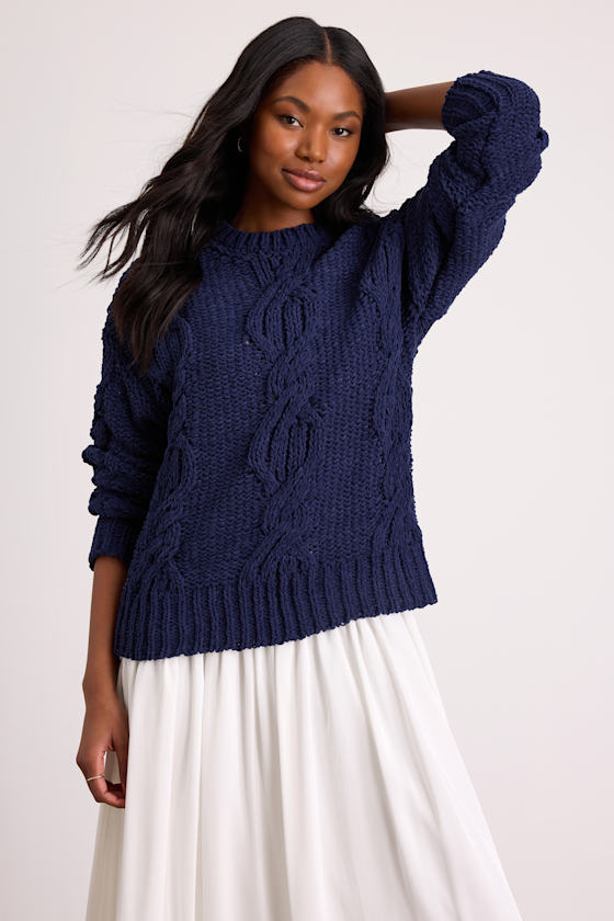 Quinna Navy and Ivory Mixed Media Maxi Dress 2