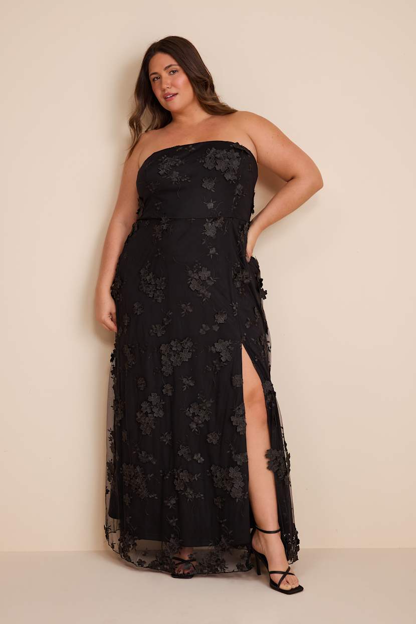 black bridesmaid dresses lulus Black Satin Mermaid Long Bridesmaid Dresses, MBD280 main image 0