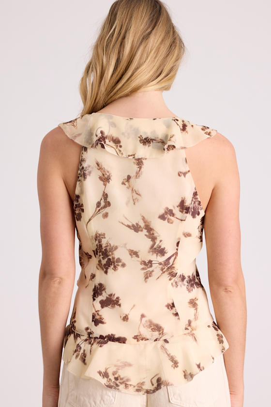 L25300: CREAM/BROWN 2