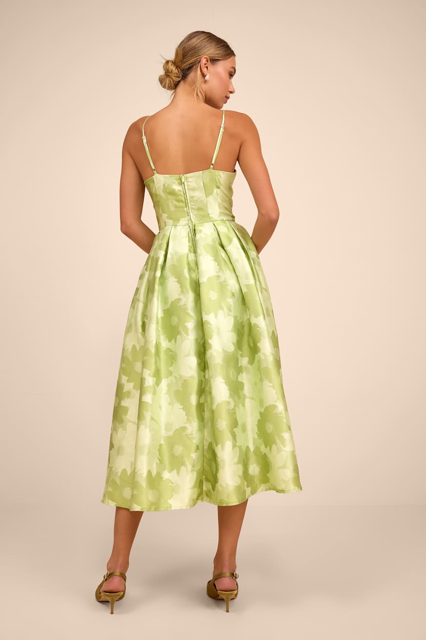green emerald velvet dress Loide Fern Green Midi Dress – Maison Safiyaa USA