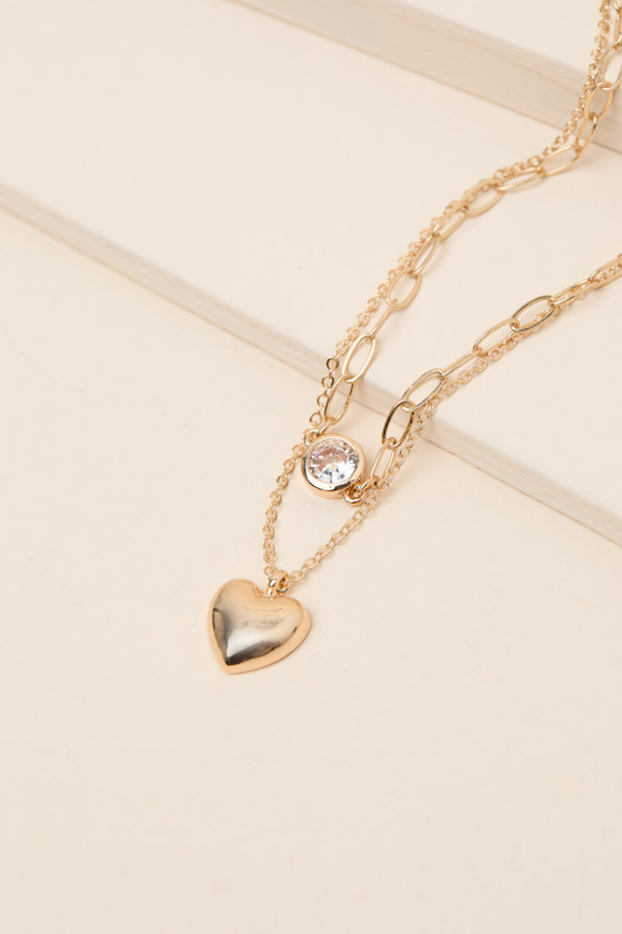 Mory Gold Layered Pendant Necklace - thumbnail 4