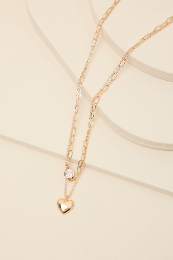 Mory Gold Layered Pendant Necklace - thumbnail 5
