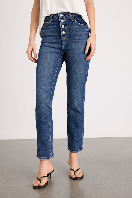 Forever a Trend Dark Wash Denim High-Rise Mom Jeans 2