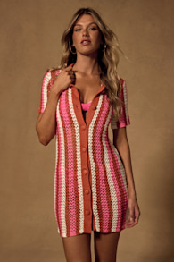 SEDK1135JN: PINK/RUST RED/WHITE 1