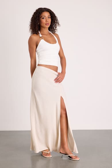 gold off the shoulder mermaid prom dress Nox Anabel L1255 Prom Dress - Mauve