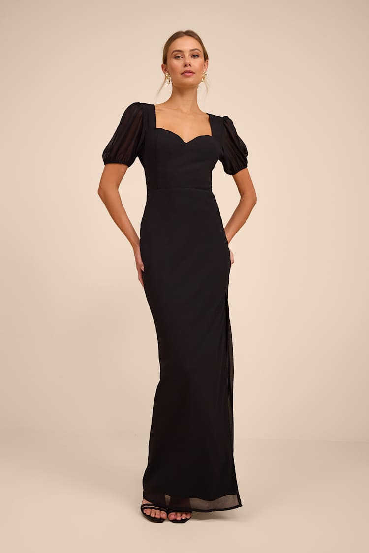 long black dress split Sexy Prom Evening Dress With fg7415 Days:12 Days Mauve (Plum) Very Simple Long Black Bridesmaids Or Any Other