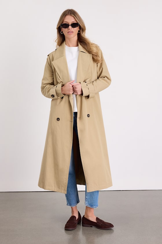 enfold 2020SS BICOLOR TRENCH COAT ベージュ Beige Trench Coat - Longline Coat - Double-Breasted Coat - Coat