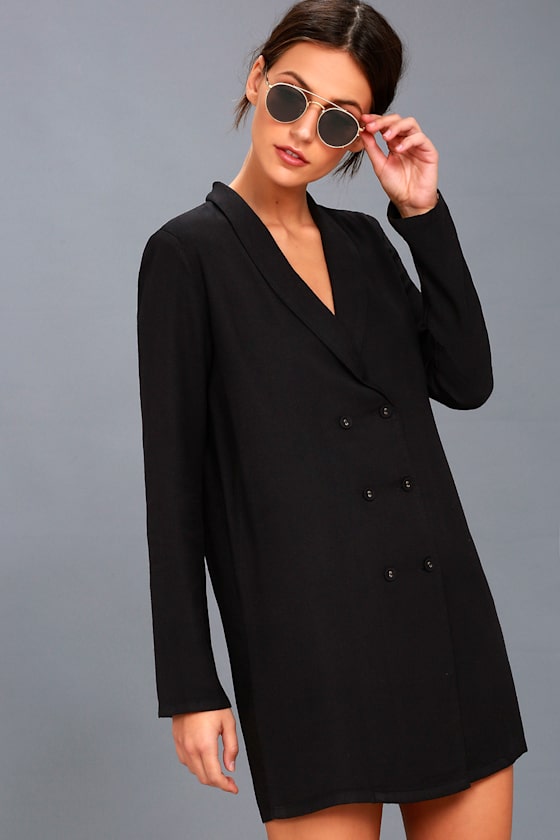 Blazin Black Long Sleeve Dress 1