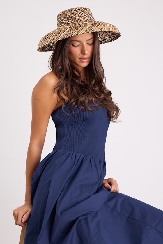 San Diego Hat Co. Briza - Brown Multi Sun Hat - Straw Sun Hat - Image 3